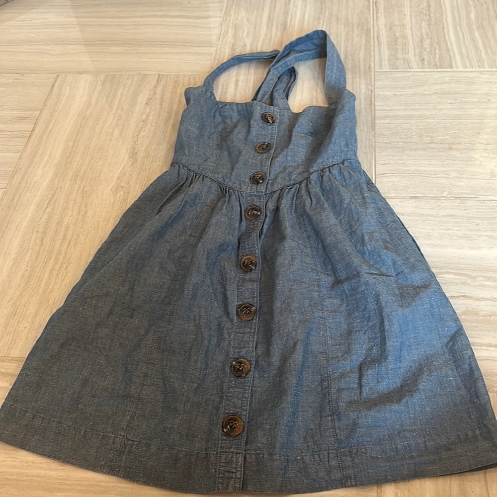 Free people denim mini dress